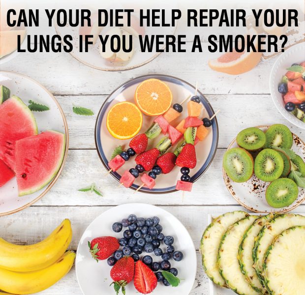 Repair lungs with diet