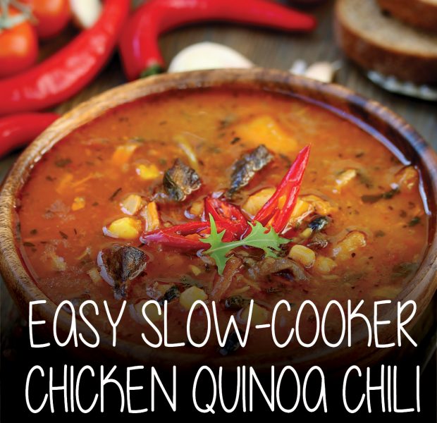 slow-cooker chicken quinoa chili